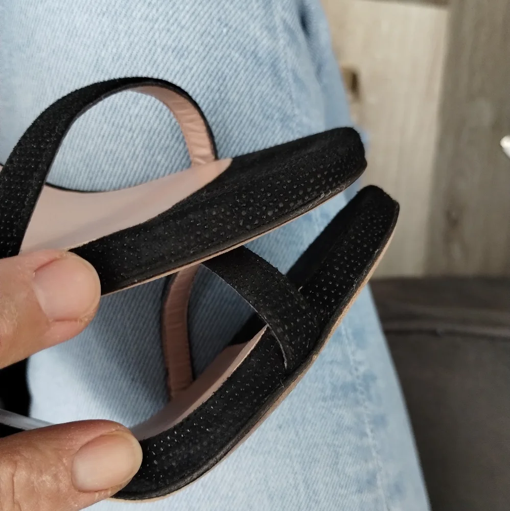 Stuart Weitzman Black Heels - Picture 9 of 11